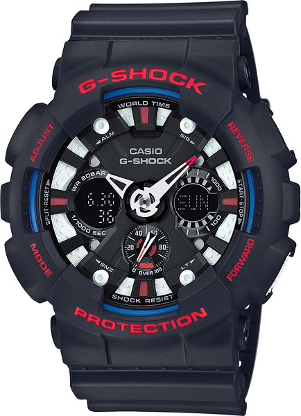 Японские наручные часы Casio G-SHOCK GA-120TR-1A с хронографом