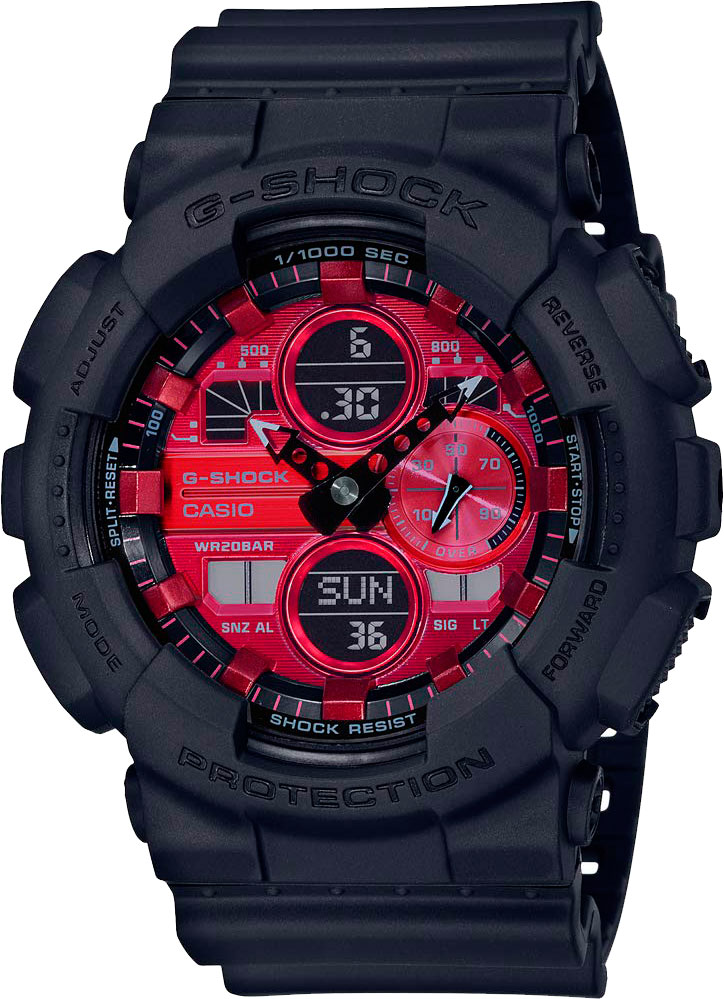 Японские наручные часы Casio G-SHOCK GA-140AR-1AER с хронографом