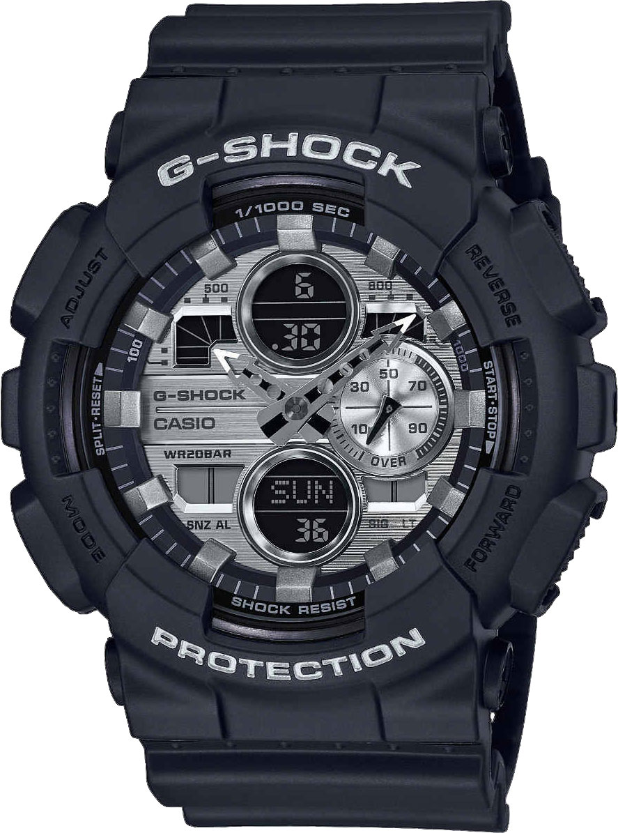 Японские наручные часы Casio G-SHOCK GA-140GM-1A1ER с хронографом