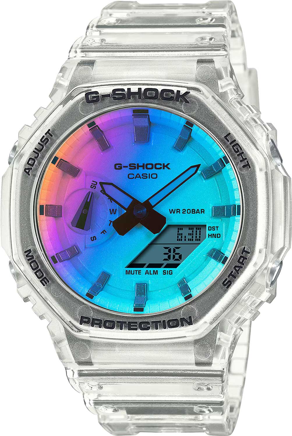 �������� �������� ���� Casio G-SHOCK GA-2100SRS-7A � �����������