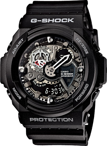 Японские наручные часы Casio G-SHOCK GA-300-1A с хронографом