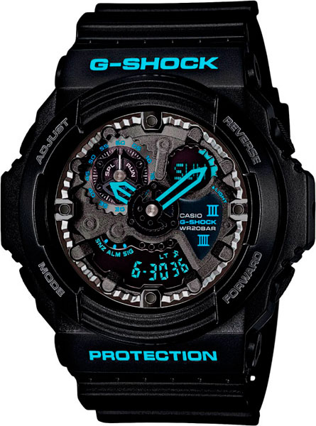 Японские наручные часы Casio G-SHOCK GA-300BA-1A с хронографом