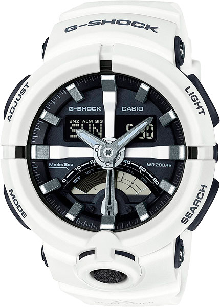 Японские наручные часы Casio G-SHOCK GA-500-7A с хронографом