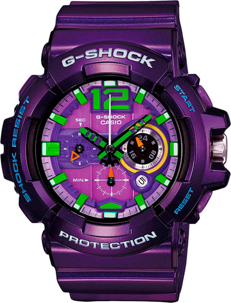 Японские наручные часы Casio G-SHOCK GAC-110-6A с хронографом