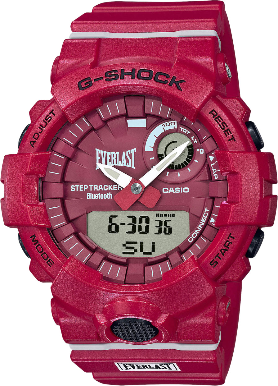 Японские спортивные наручные часы Casio G-SHOCK GBA-800EL-4AER с хронографом