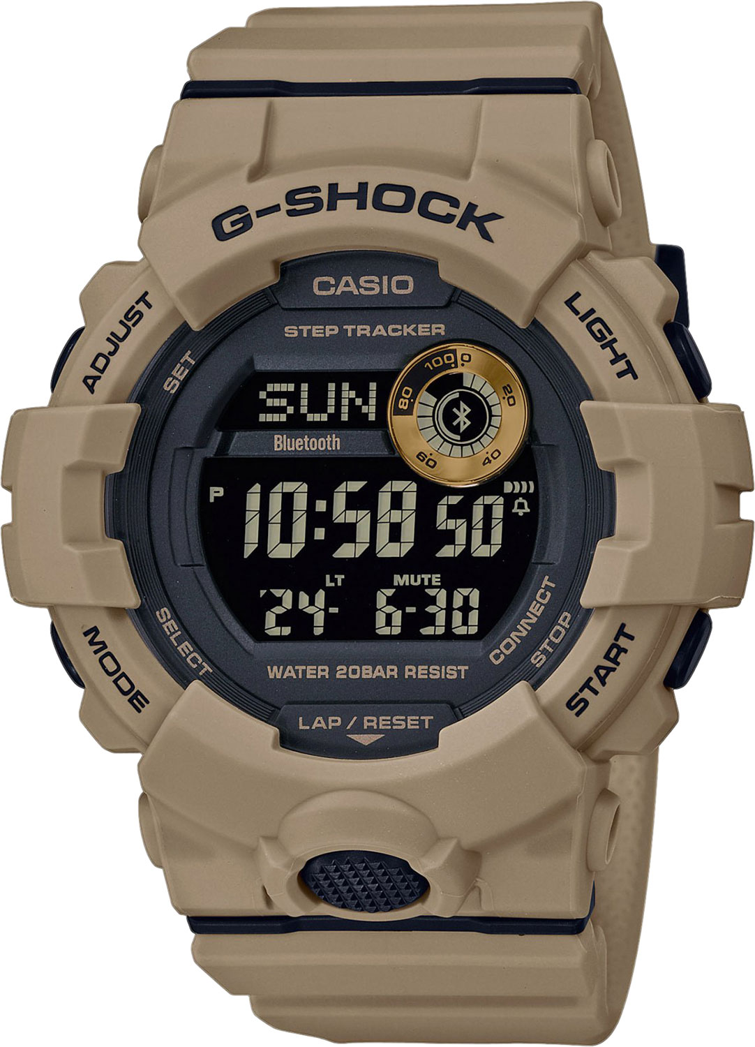 Японские спортивные наручные часы Casio G-SHOCK GBD-800UC-5ER с хронографом