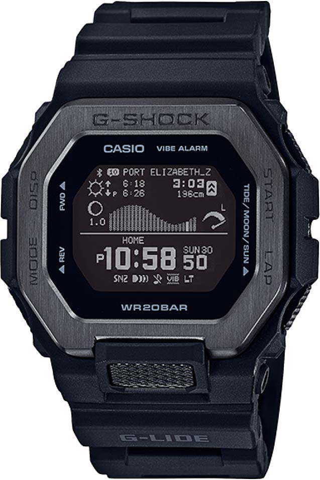 Японские спортивные наручные часы Casio G-SHOCK GBX-100NS-1ER-ucenka-2 с хронографом