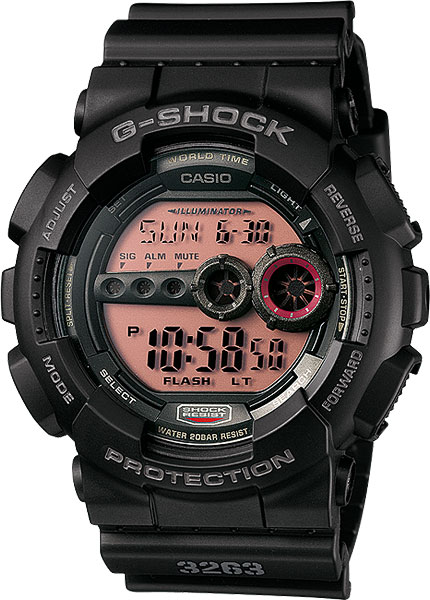 Японские наручные часы Casio G-SHOCK GD-100MS-1E с хронографом