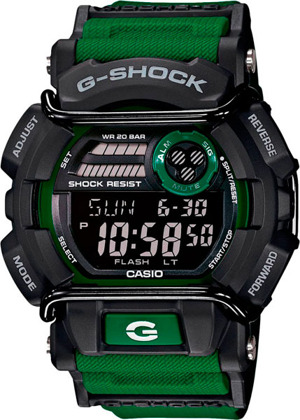 Японские наручные часы Casio G-SHOCK GD-400-3D с хронографом
