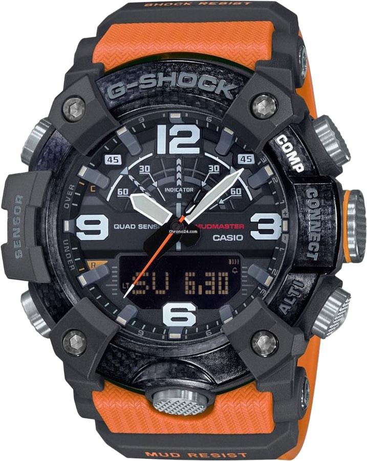 Японские спортивные наручные часы Casio G-SHOCK GG-B100-1A9ER с хронографом