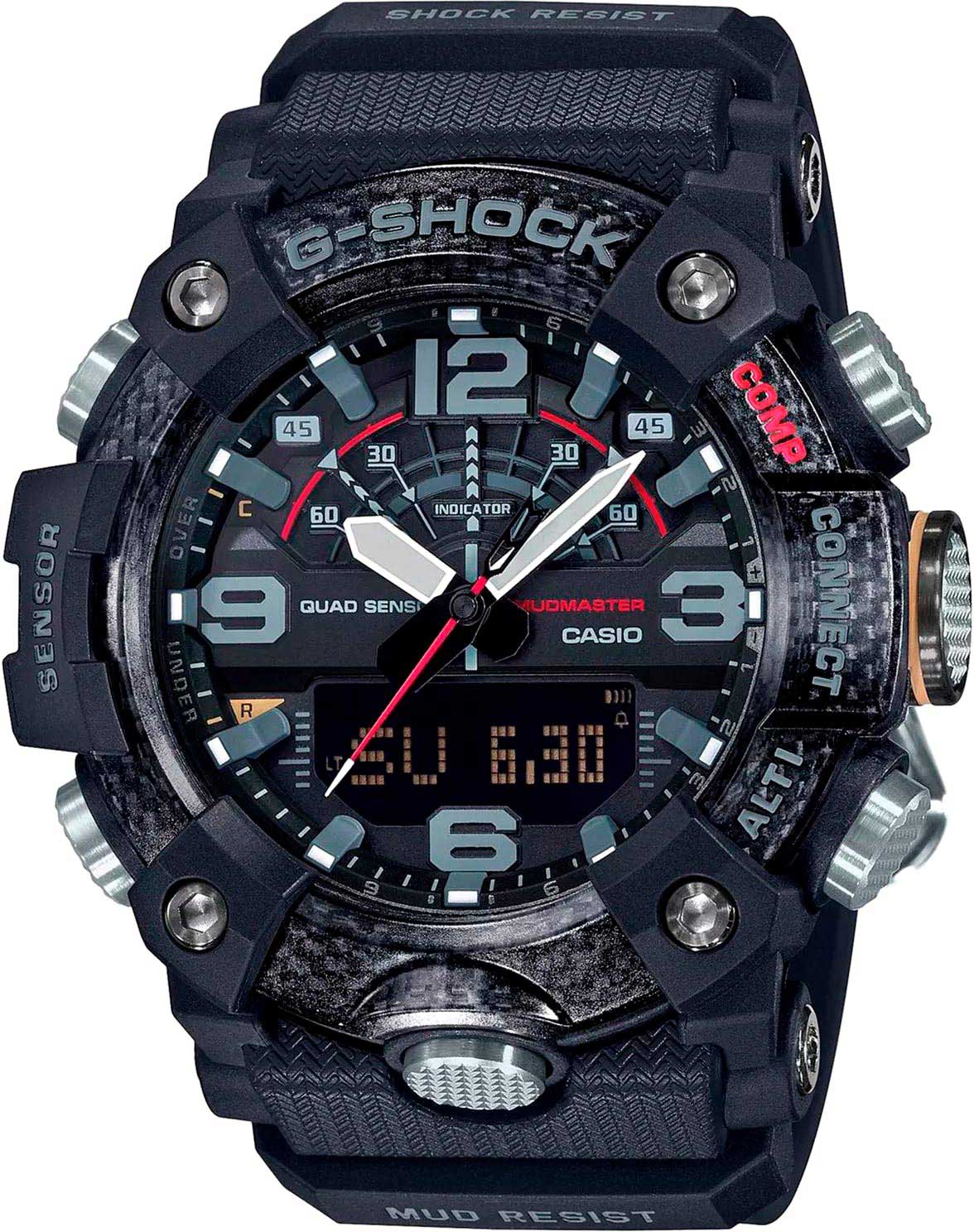 Японские спортивные наручные часы Casio G-SHOCK GG-B100-1AER-ucenka с хронографом