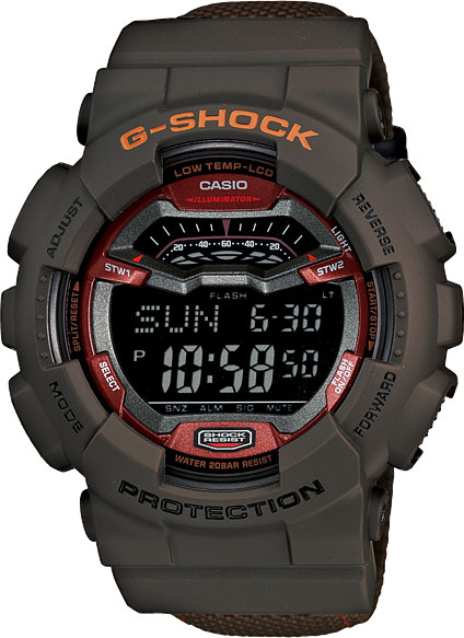Японские наручные часы Casio G-SHOCK GLS-100-5E с хронографом