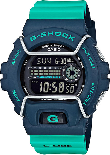 Японские наручные часы Casio G-SHOCK GLS-6900-2A с хронографом