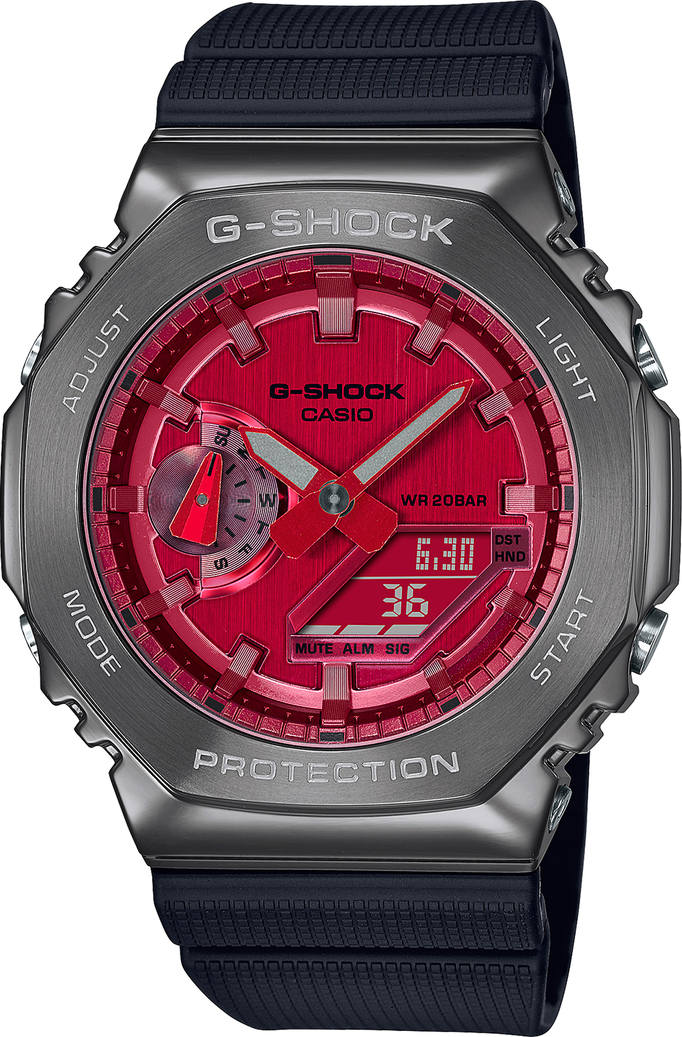 Японские наручные часы Casio G-SHOCK GM-2100B-4AER с хронографом