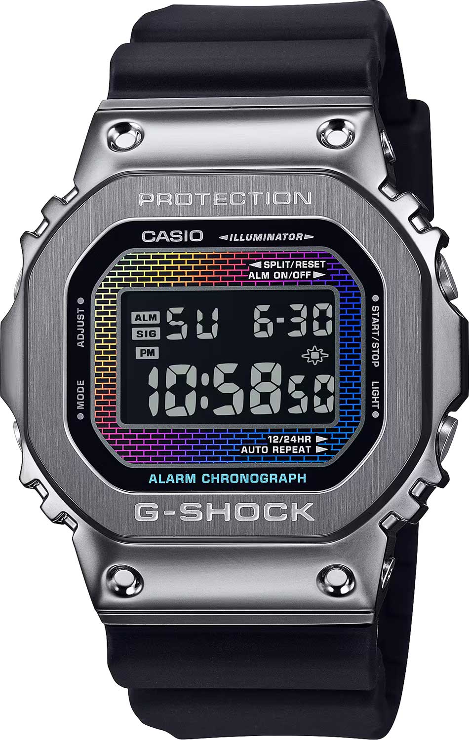 Японские наручные часы Casio G-SHOCK GM-5600BRW-1 с хронографом