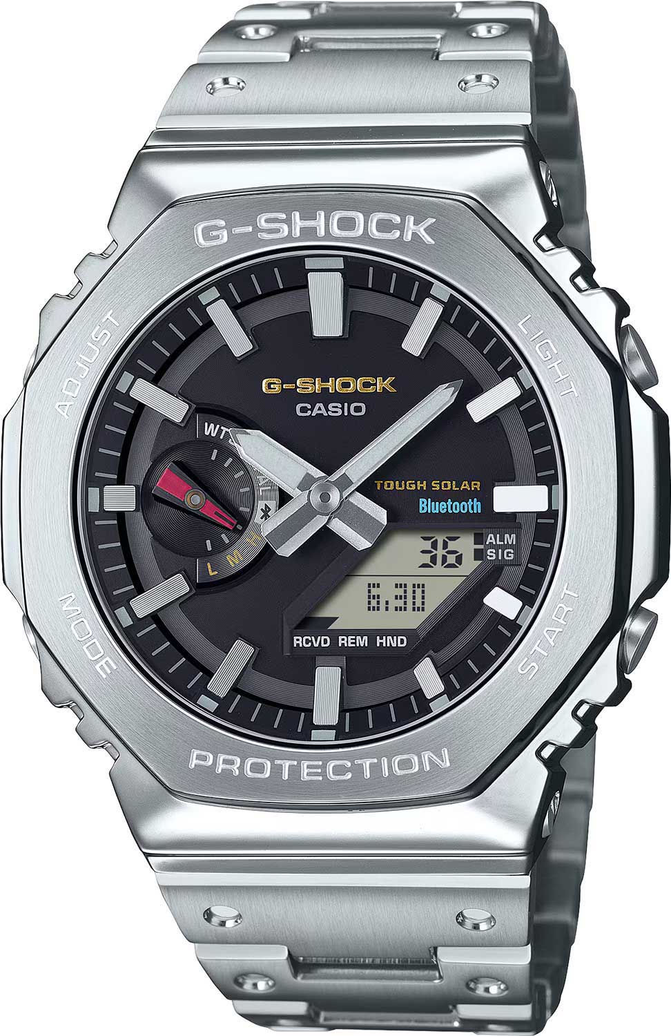 Японские наручные часы Casio G-SHOCK GM-B2100SD-1C-ucenka с хронографом