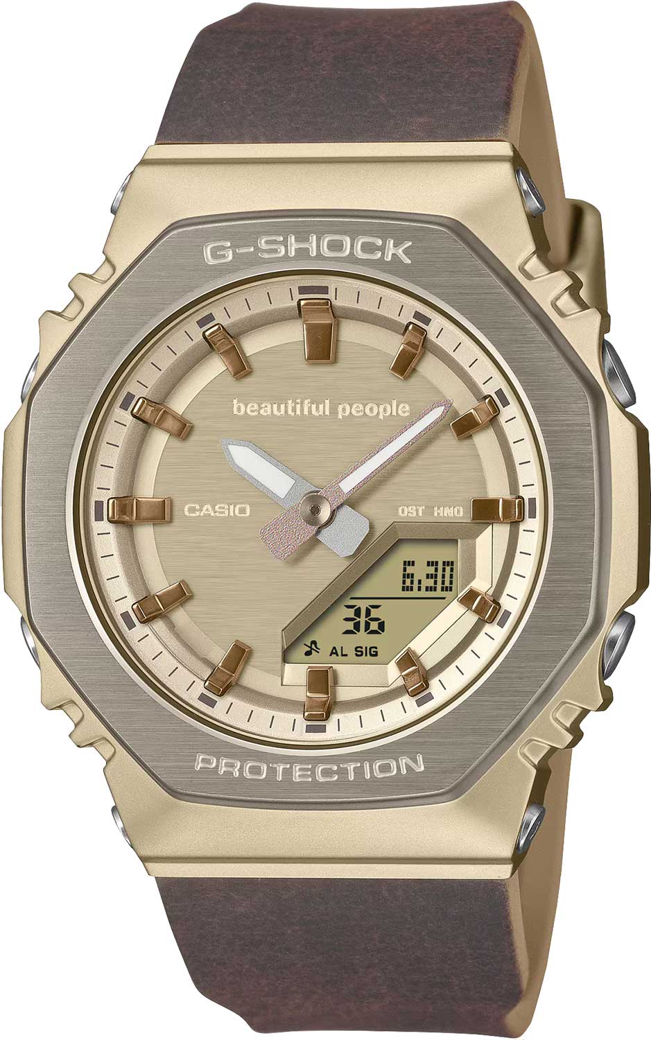Японские наручные часы Casio G-SHOCK GM-S2110BP-5A с хронографом