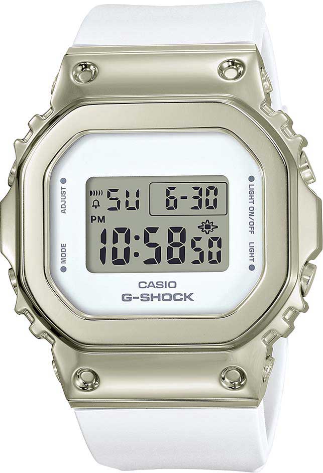 Японские наручные часы Casio G-SHOCK GM-S5600G-7ER-ucenka с хронографом