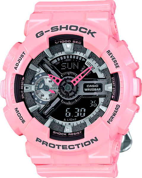 Японские наручные часы Casio G-SHOCK GMA-S110MP-4A2 с хронографом
