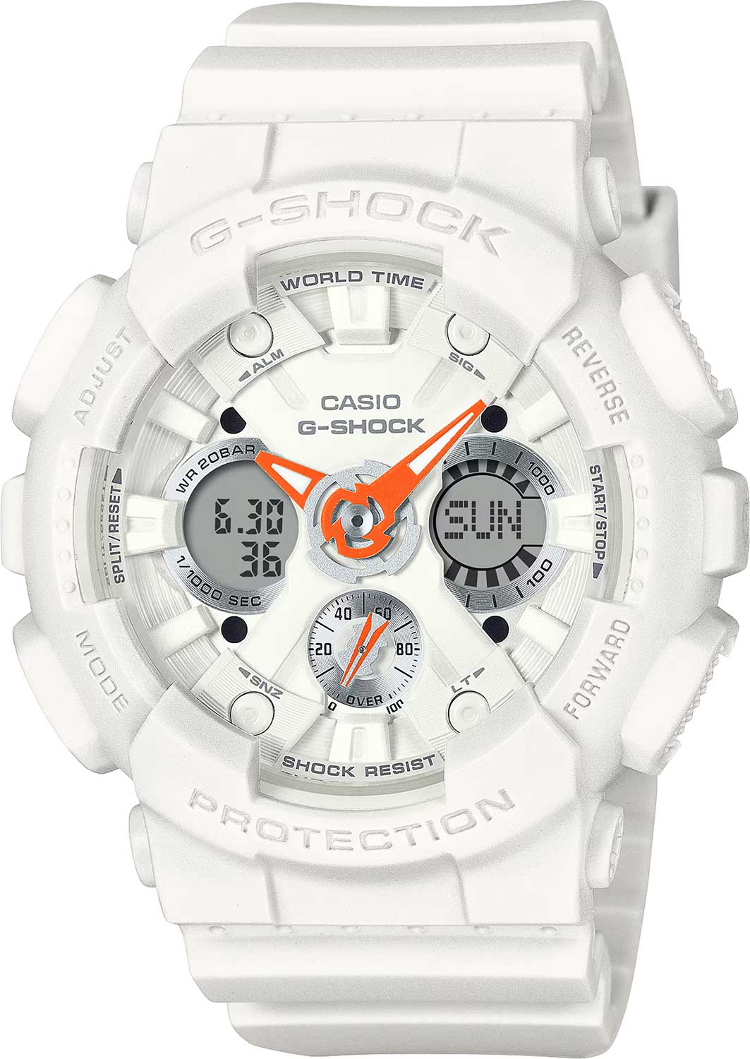 Японские наручные часы Casio G-SHOCK GMA-S120SA-7A1 с хронографом