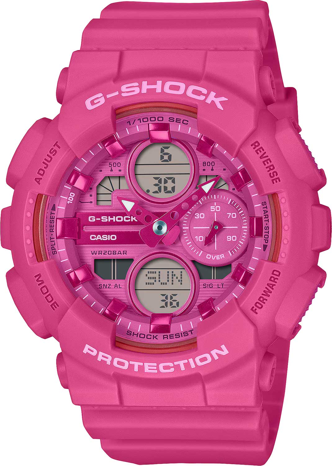 Японские наручные часы Casio G-SHOCK GMA-S140PP-4A с хронографом