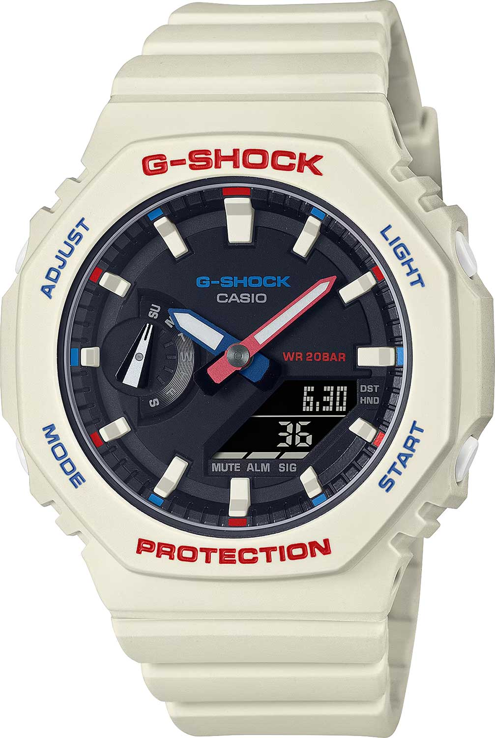 Японские наручные часы Casio G-SHOCK GMA-S2100WT-7A1 с хронографом