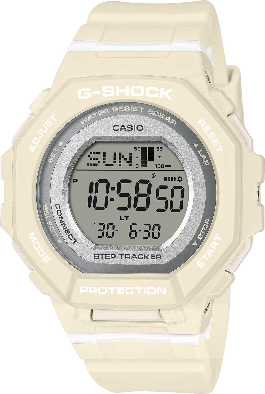 Японские спортивные наручные часы Casio G-SHOCK GMD-B300-7 с хронографом