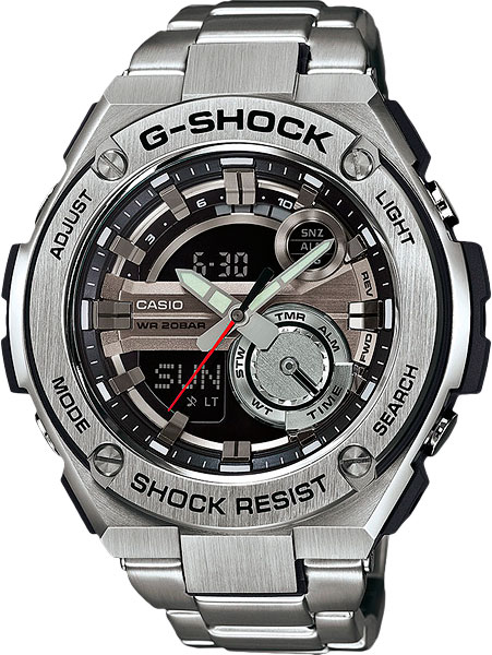 Японские наручные часы Casio G-SHOCK GST-210D-1A с хронографом