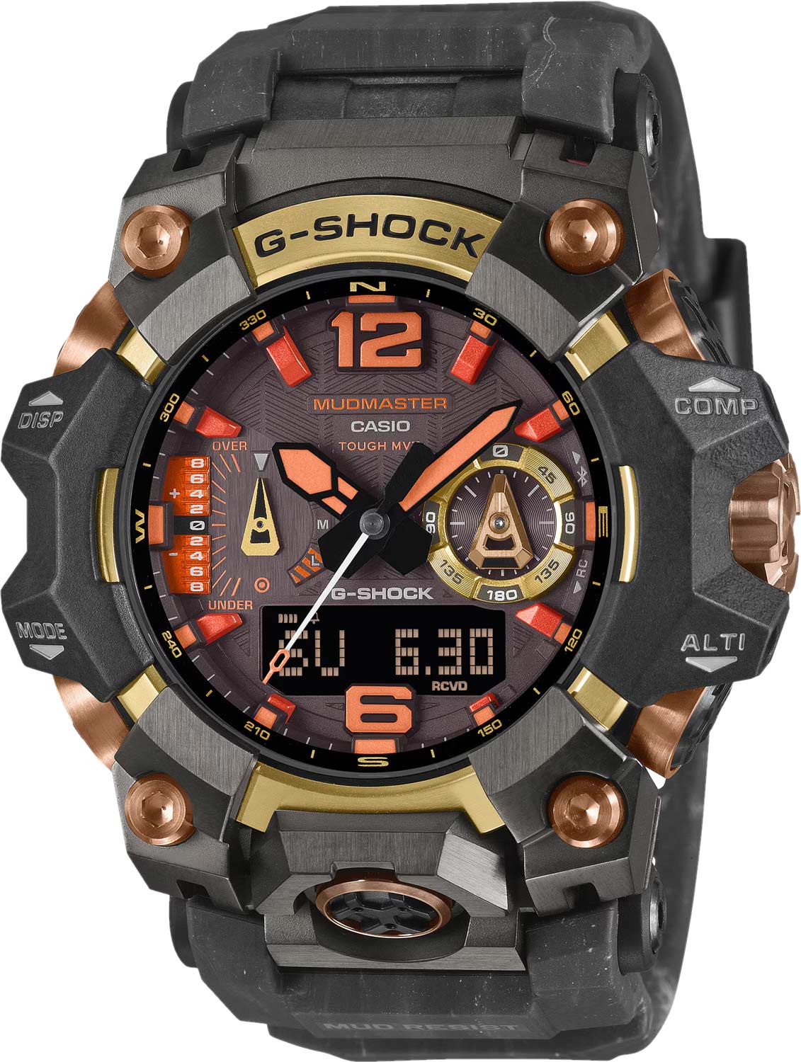 Японские наручные часы Casio G-SHOCK GWG-B1000MG-1A9 с хронографом