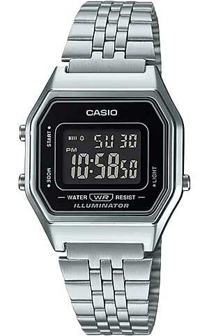 Японские наручные часы Casio Vintage LA680WA-1B-ucenka с хронографом