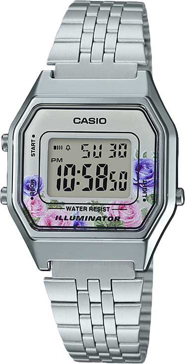Японские наручные часы Casio Vintage LA680WA-4C-ucenka с хронографом