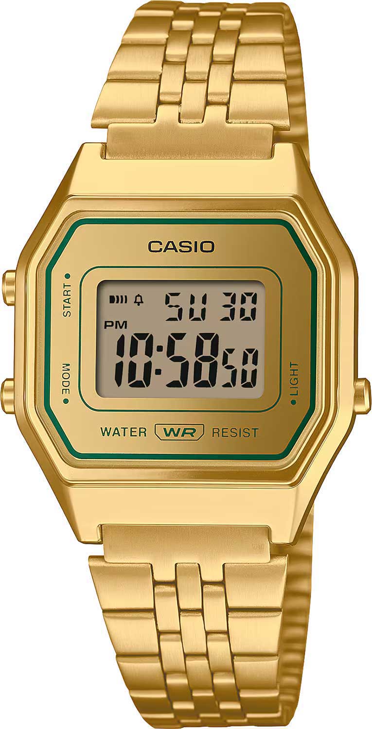 Японские наручные часы Casio Vintage LA680WEGV-9A-ucenka-1 с хронографом