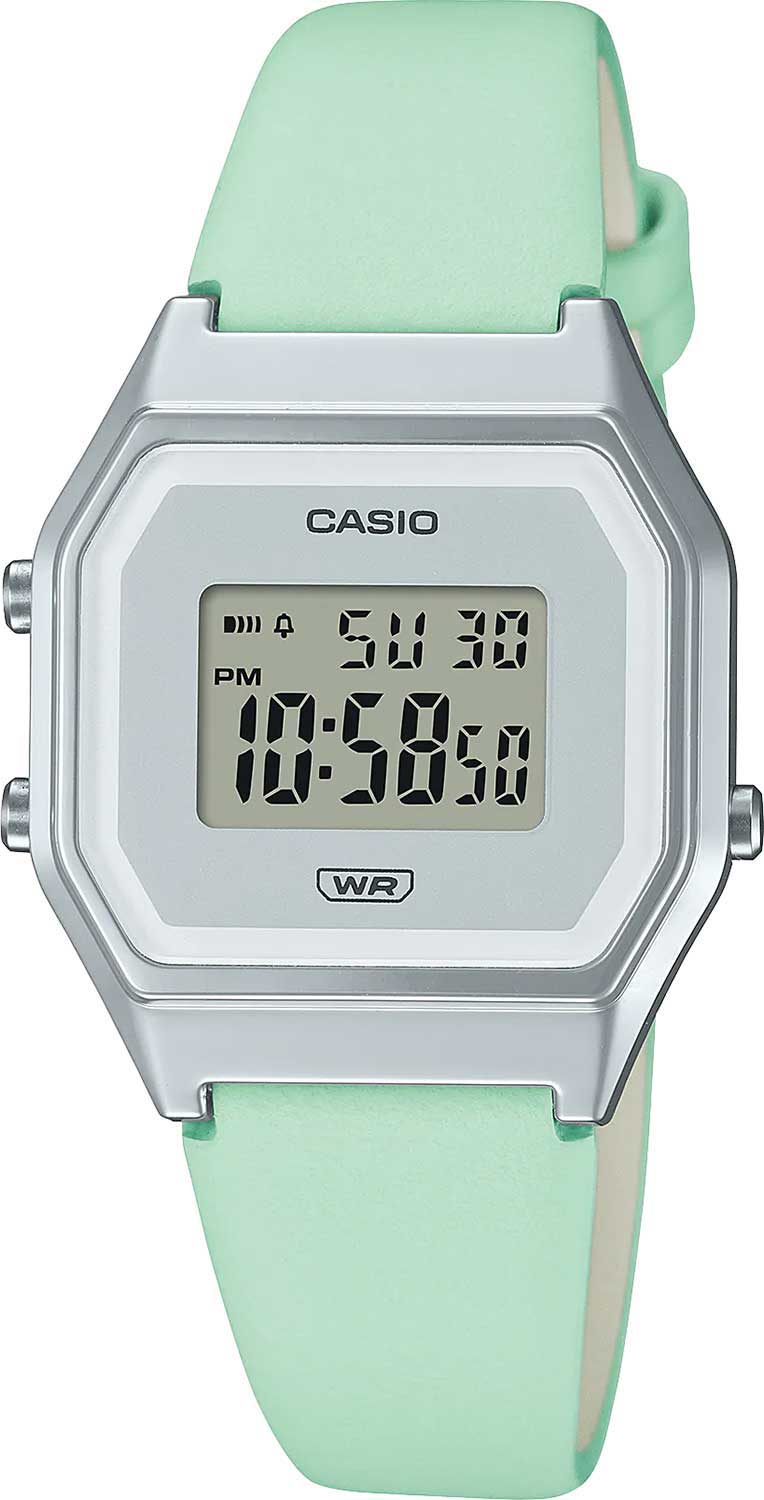 Японские наручные часы Casio Vintage LA680WEL-3-ucenka с хронографом