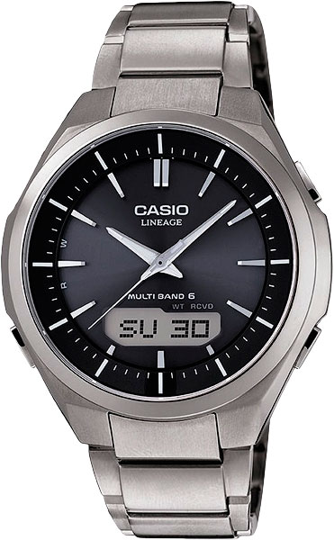 Японские титановые наручные часы Casio Radio Controlled LCW-M500TD-1A