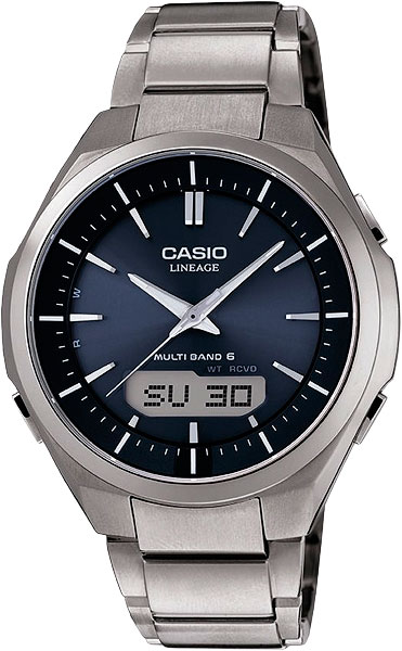 Японские титановые наручные часы Casio Radio Controlled LCW-M500TD-2A