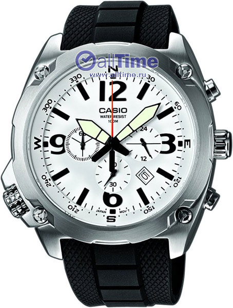 Японские наручные часы Casio Collection MTF-E002-7A с хронографом
