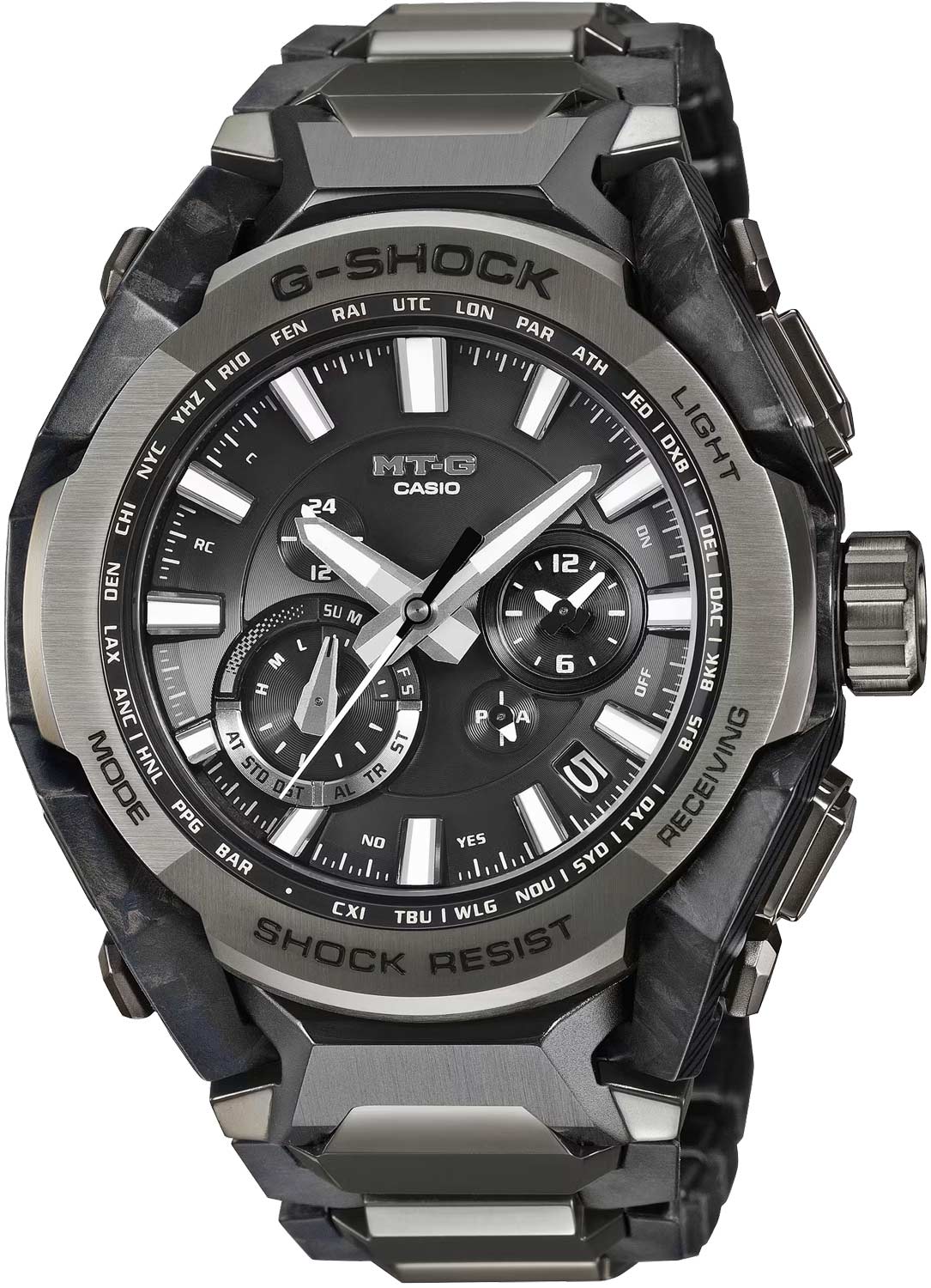 Японские наручные часы Casio G-SHOCK MTG-B4000BD-1A с хронографом