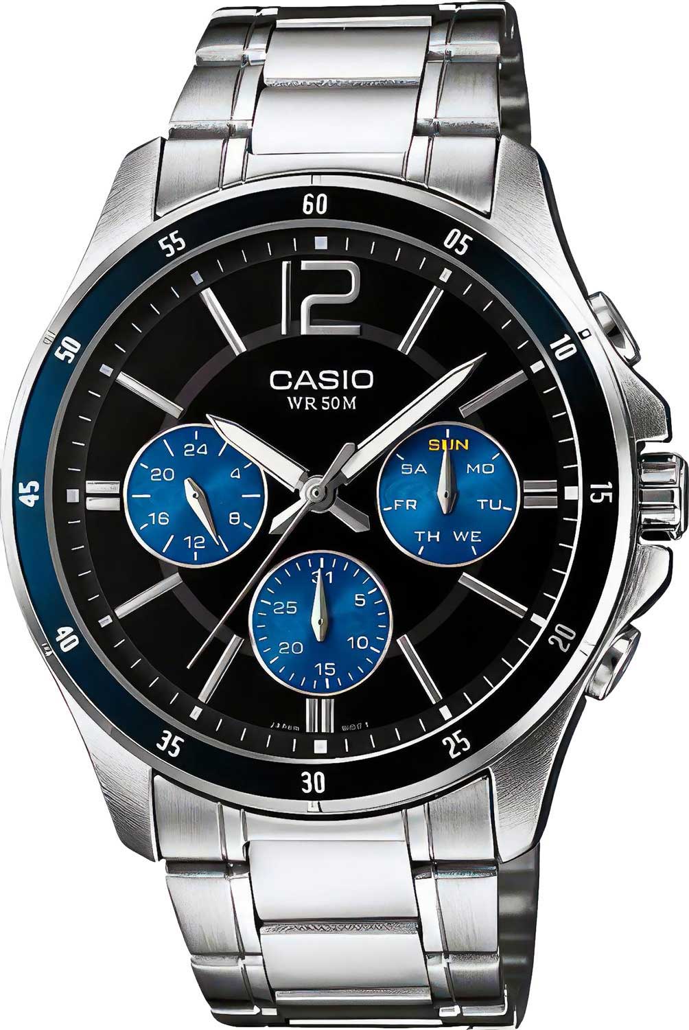 Японские наручные часы Casio Collection MTP-1374D-2A-ucenka