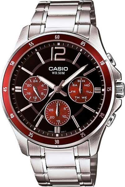 Японские наручные часы Casio Collection MTP-1374D-5A-ucenka