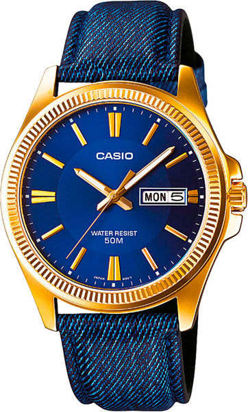 Японские наручные часы Casio Collection MTP-E111GBL-2A