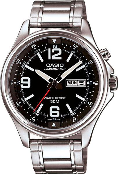 Японские наручные часы Casio Collection MTP-E201D-1B