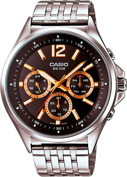 Японские наручные часы Casio Collection MTP-E303D-1A