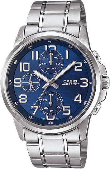 Японские наручные часы Casio Collection MTP-E307D-2A