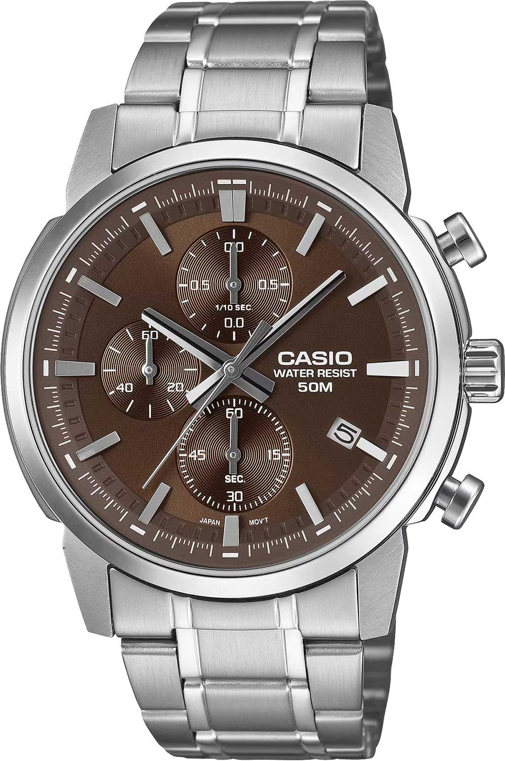 Японские наручные часы Casio Collection MTP-E510D-5A с хронографом