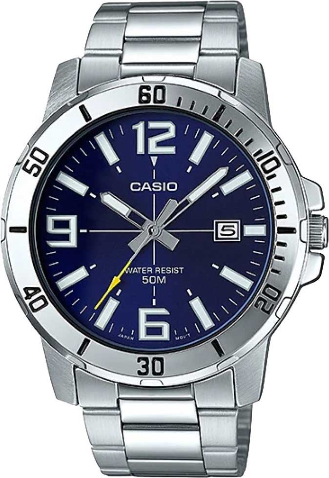 Японские наручные часы Casio Collection MTP-VD01D-2B-ucenka