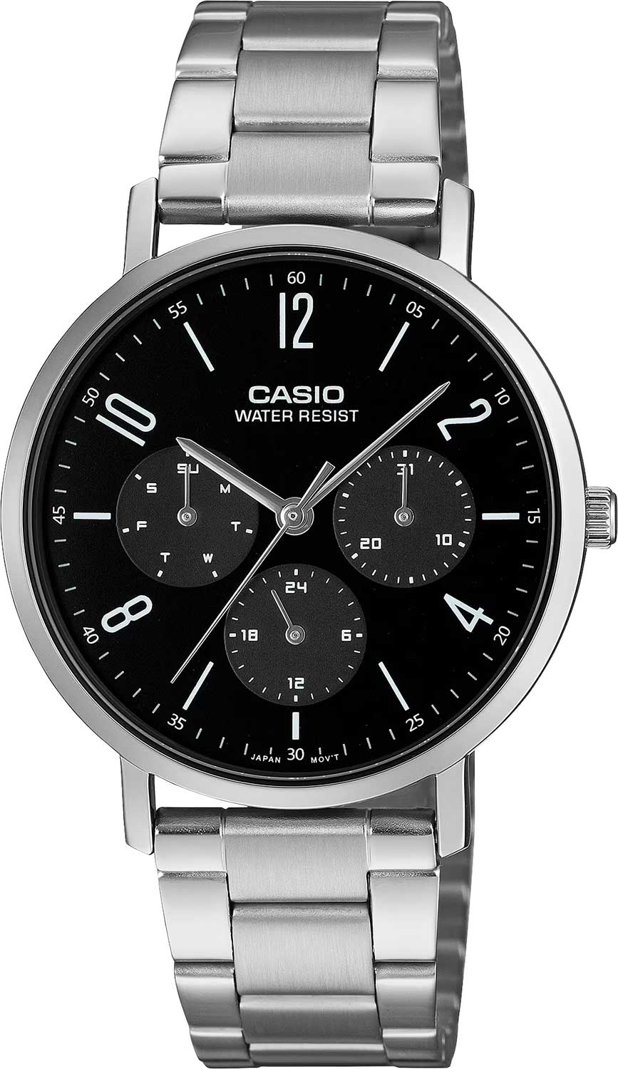 Японские наручные часы Casio Collection MTP-VT06D-1B