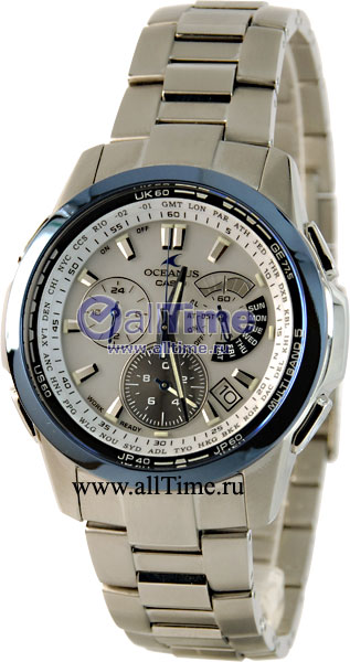Японские титановые наручные часы Casio Radio Controlled OCW-M700TCE-7A