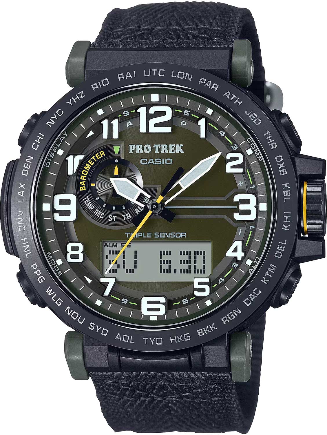 Наручные часы Casio Pro Trek PRG-601YB-3 — купить в интернет-магазине AllTime.ru по лучшей цене, фото, характеристики, инструкция, описание