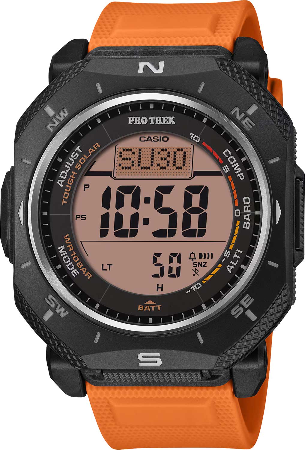 Японские наручные часы Casio Pro Trek PRG-69-4 с хронографом