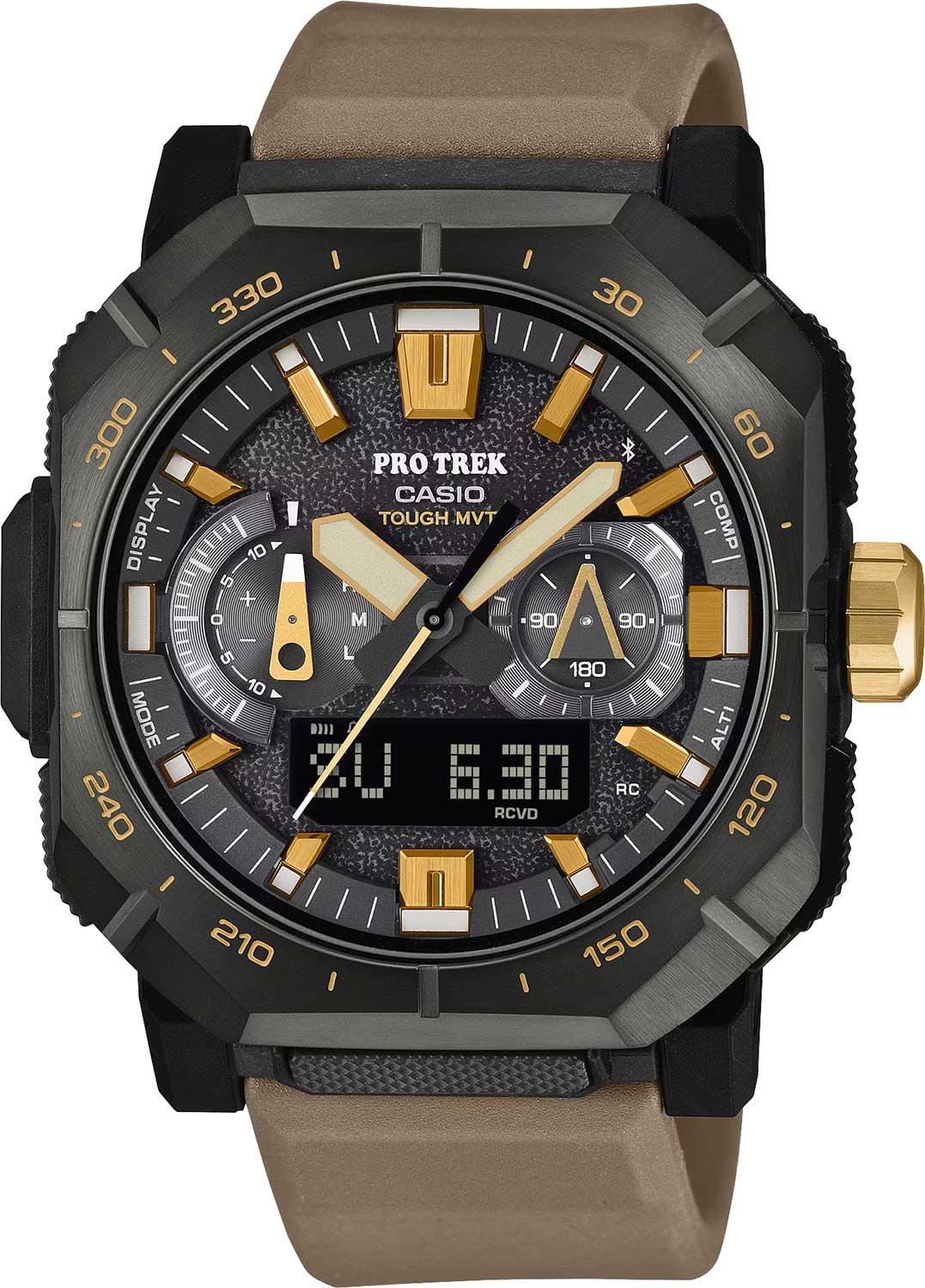 Японские наручные часы Casio Pro Trek PRW-B1000-5 с хронографом
